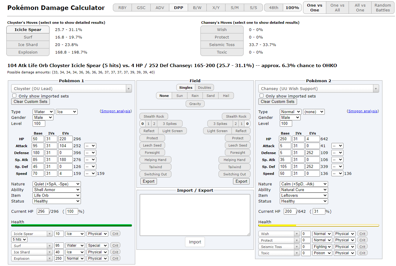 Smogon University - The calculator from Pokemon Showdown has now