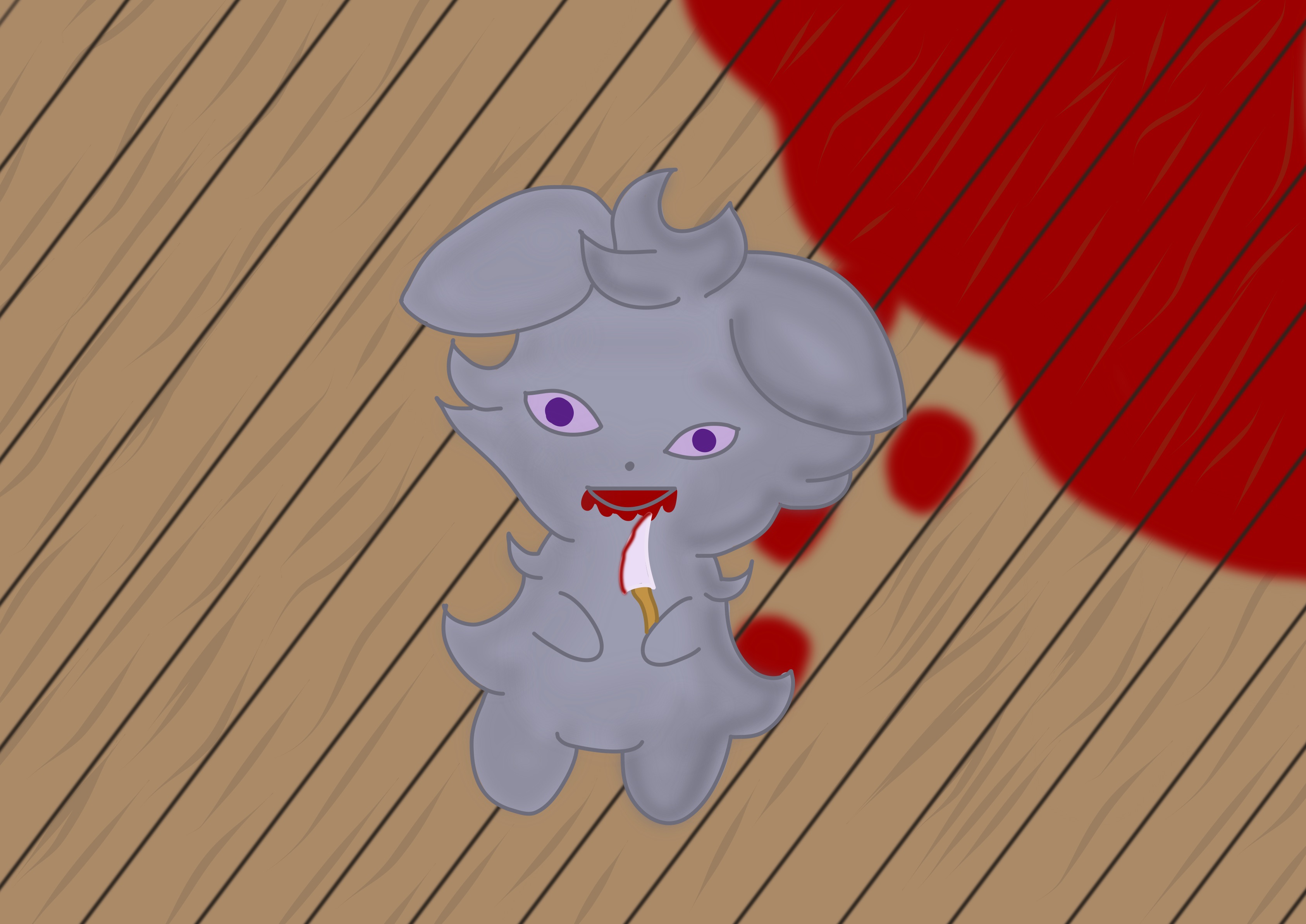 Espurr DivineMadness Attacking Angrymonkeybird.jpeg