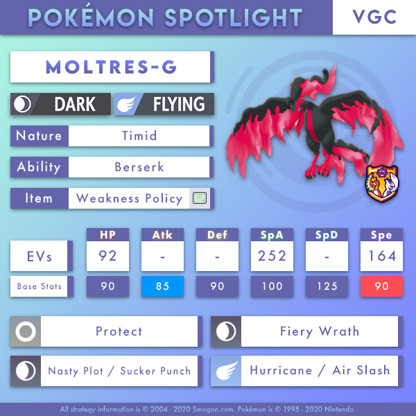 VGC - VGC Galarian Moltres [QC 1/1], [GP 1/1]