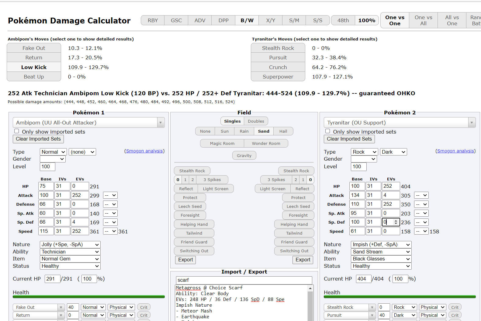 Programming - Pokémon Showdown Damage Calculator | Page 24 | Smogon Forums