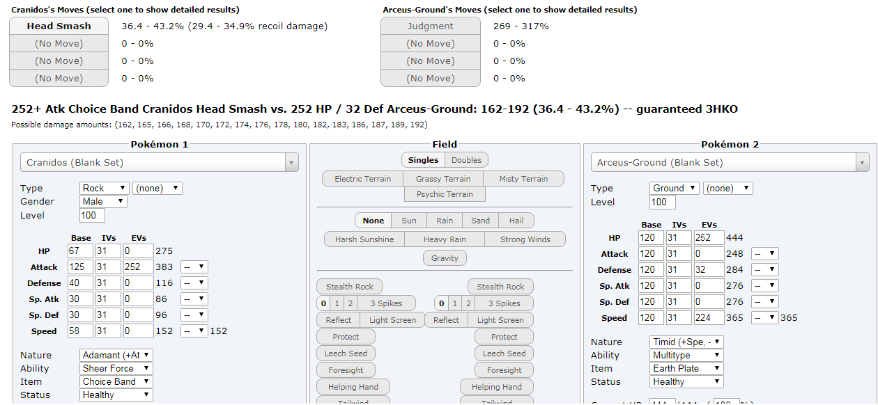 Pokémon Damage Calculator - Play Pokémon Damage Calculator On